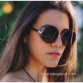 Meilleure protection UV Lunettes de soleil ovales pour femme